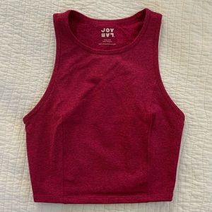 Joy Lab red crop top sports top